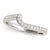 Curved Pavé Wedding Ring