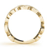 Novelty Half Moon Pavé Diamond Ring DiamondStatus