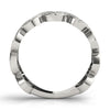 Novelty Half Moon Pavé Diamond Ring DiamondStatus