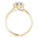 Round Solitaire Engagement Ring DiamondStatus