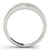 Round Multi-Row Pavé Diamond Ring