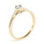 Round Multi-Row Pavé Engagement Ring