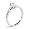 Round Multi-Row Pavé Engagement Ring DiamondStatus