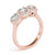 Round Trilogy Halo Engagement Ring