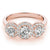 Round Trilogy Halo Engagement Ring