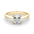 Princess Solitaire Engagement Ring