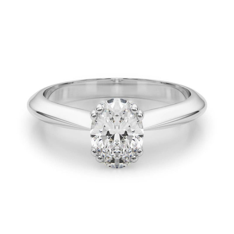 Oval Solitaire Engagement Ring