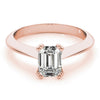 Emerald Solitaire Engagement Ring DiamondStatus