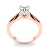 Emerald Solitaire Engagement Ring DiamondStatus