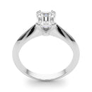 Emerald Solitaire Engagement Ring