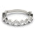 Zig-Zag Pavé Eternity Diamond Ring