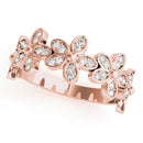 Floral Cluster Diamond Ring