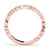 Round Diamond Floral Wedding Ring