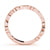 Round Diamond Floral Wedding Ring
