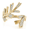 Open Floral Pavé Diamond Ring DiamondStatus