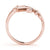 Open Floral Pavé Diamond Ring