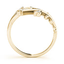 Open Floral Pavé Diamond Ring