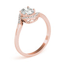 Oval Halo Bypass Engagement Ring
