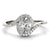 Oval Halo Bypass Engagement Ring