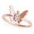 Butterfly Novelty Diamond Ring