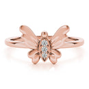 Butterfly Novelty Diamond Ring