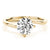 Round Solitaire Twisted Engagement Ring