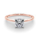 Cushion Solitaire Engagement Ring