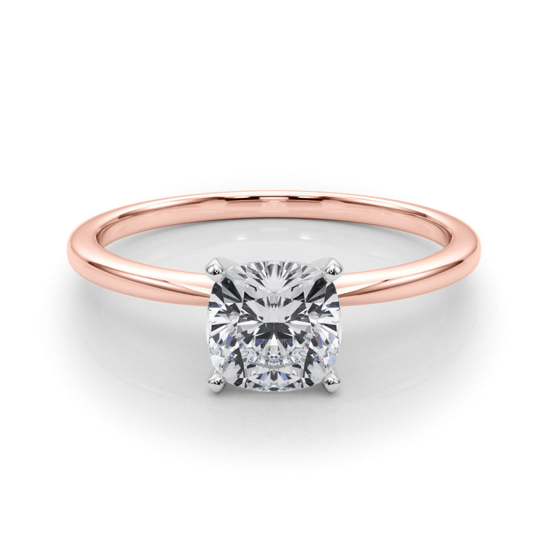 Cushion Solitaire Engagement Ring