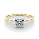 Cushion Solitaire Engagement Ring