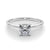 Cushion Solitaire Engagement Ring