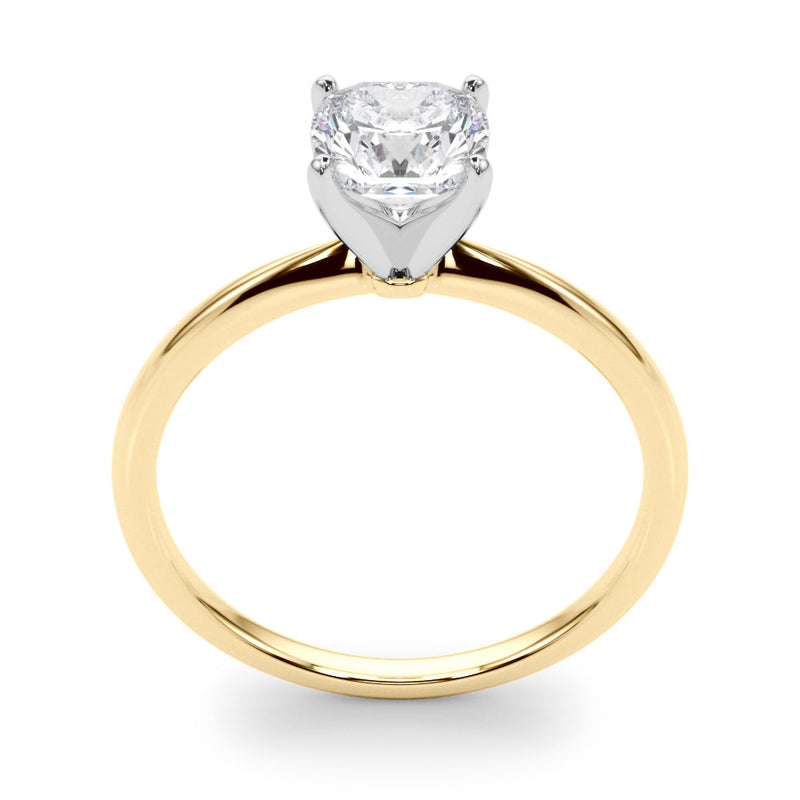 Cushion Solitaire Engagement Ring