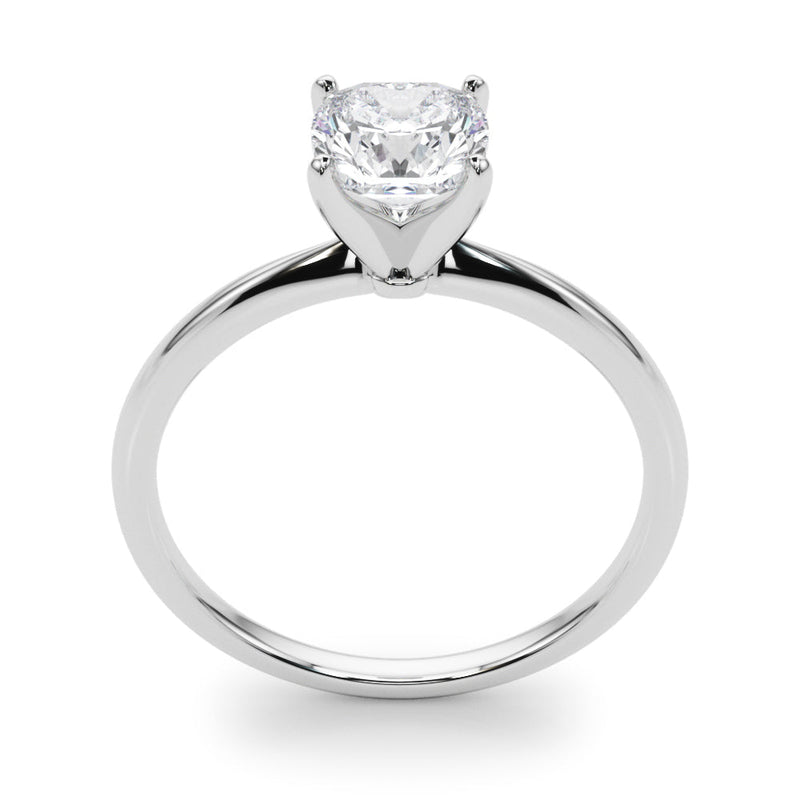 Cushion Solitaire Engagement Ring