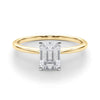 Emerald Solitaire Engagement Ring DiamondStatus