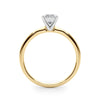 Emerald Solitaire Engagement Ring DiamondStatus