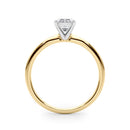 Emerald Solitaire Engagement Ring