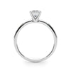 Emerald Solitaire Engagement Ring DiamondStatus