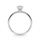 Emerald Solitaire Engagement Ring