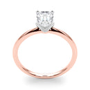 Emerald Solitaire Engagement Ring