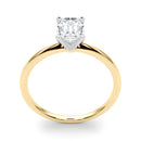 Emerald Solitaire Engagement Ring