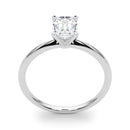 Emerald Solitaire Engagement Ring