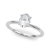 Oval Solitaire Engagement Ring DiamondStatus