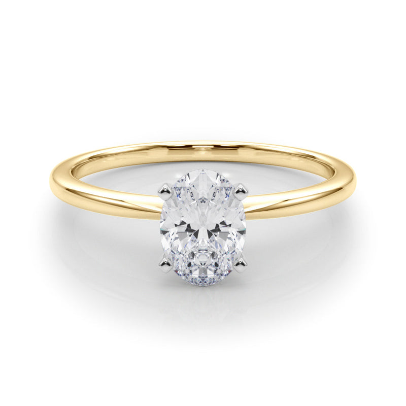 Oval Solitaire Engagement Ring