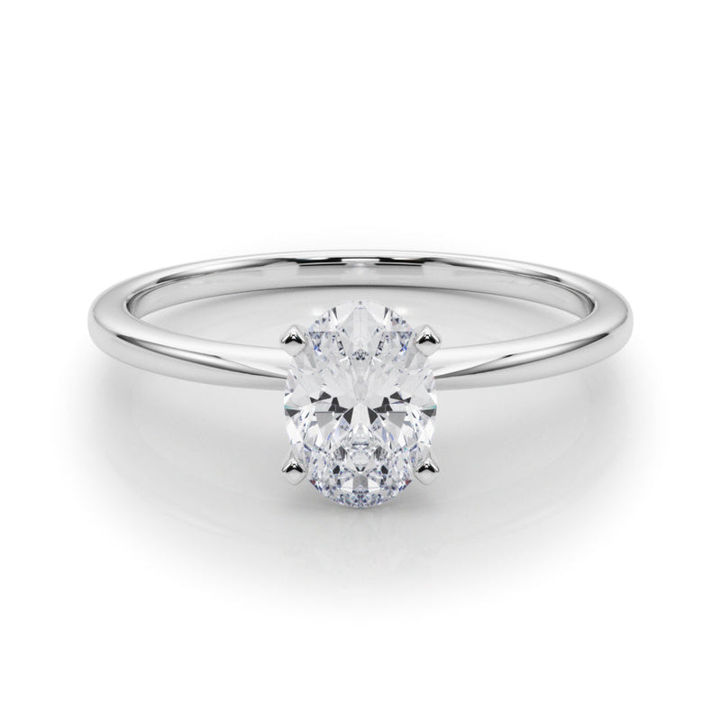 Oval Solitaire Engagement Ring