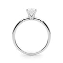 Oval Solitaire Engagement Ring DiamondStatus