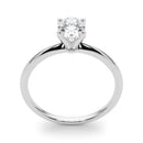 Oval Solitaire Engagement Ring DiamondStatus