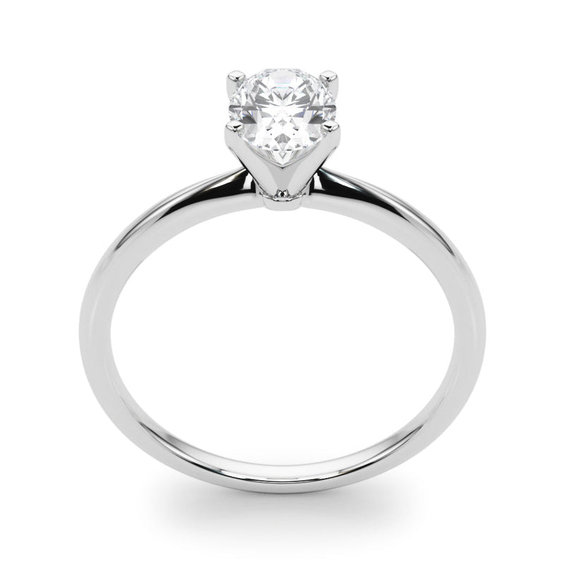 Oval Solitaire Engagement Ring