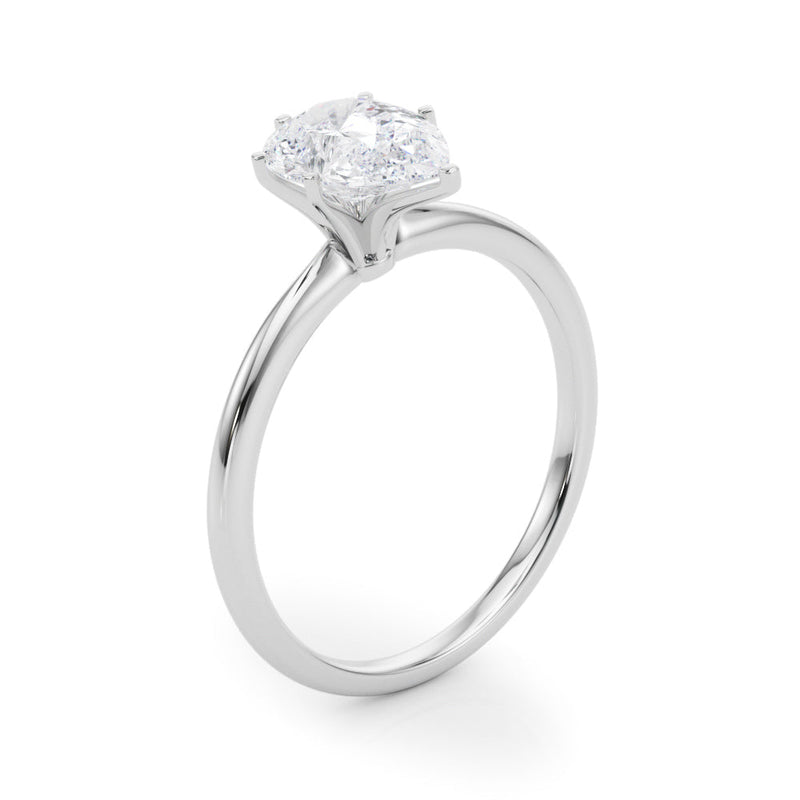 Pear Solitaire Engagement Ring