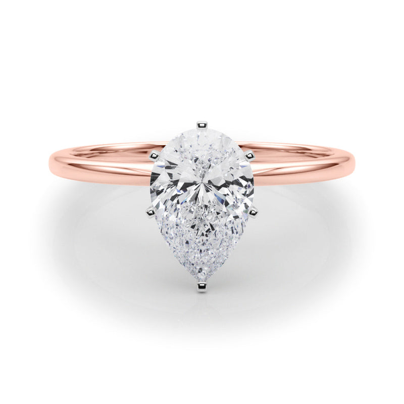 Pear Solitaire Engagement Ring