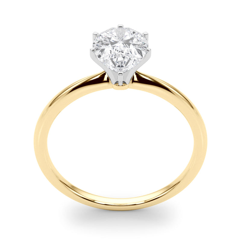 Pear Solitaire Engagement Ring