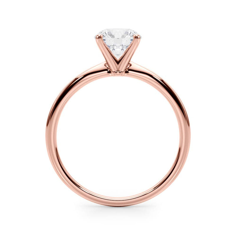 Round Solitaire Engagement Ring